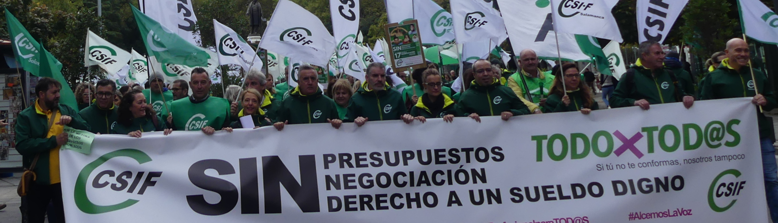 CSIF | CSIF responde en la calle contra el “bloqueo negociador” de ...