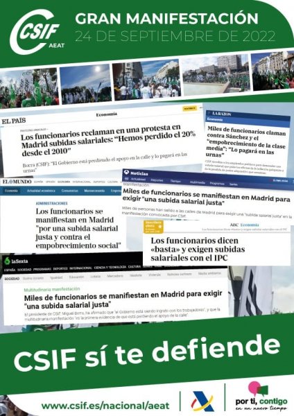 CSIF | CSIF se moviliza por la mejora de las condiciones de los ...