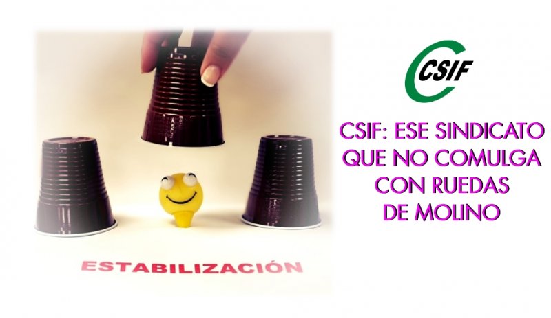 CSIF | CSIF: ESE SINDICATO QUE NO COMULGA CON RUEDAS DE MOLINO
