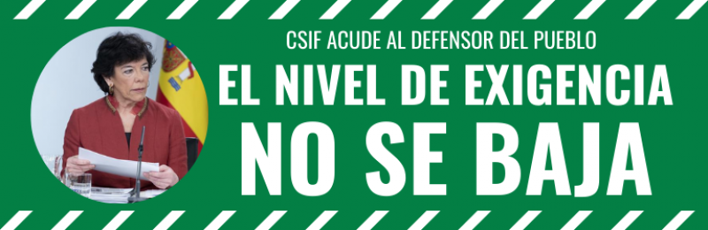 CSIF | CSIF acude al Defensor del Pueblo para que recurra ante el TC la ...