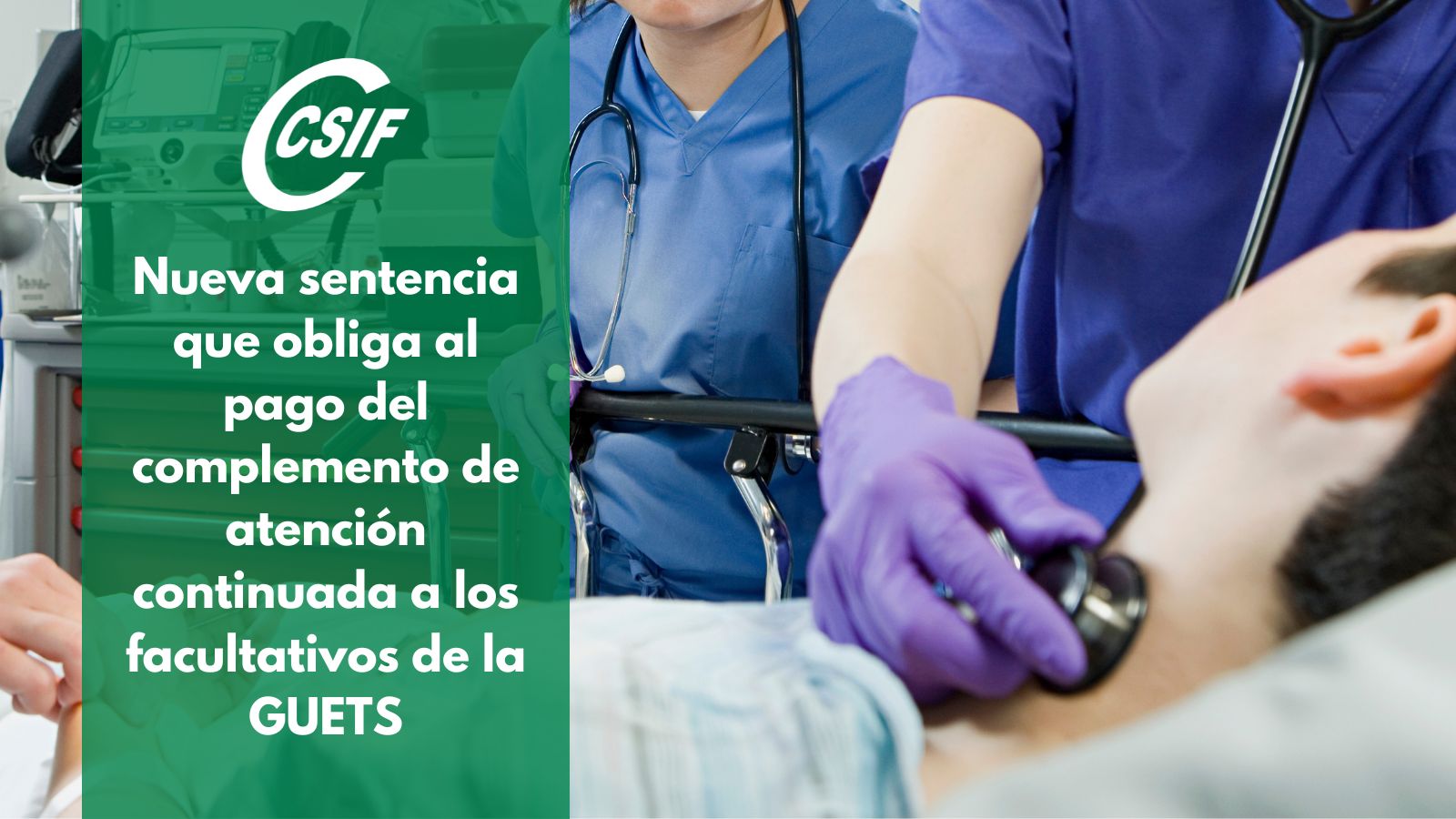 CSIF | Nueva sentencia que obliga al pago del complemento de atención ...