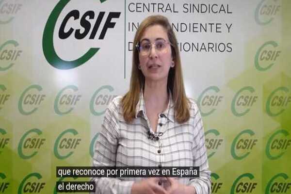 CSIF | CSIF LOGRA LA PRIMERA SENTENCIA EN ESPAÑA QUE RECONOCE EL ...