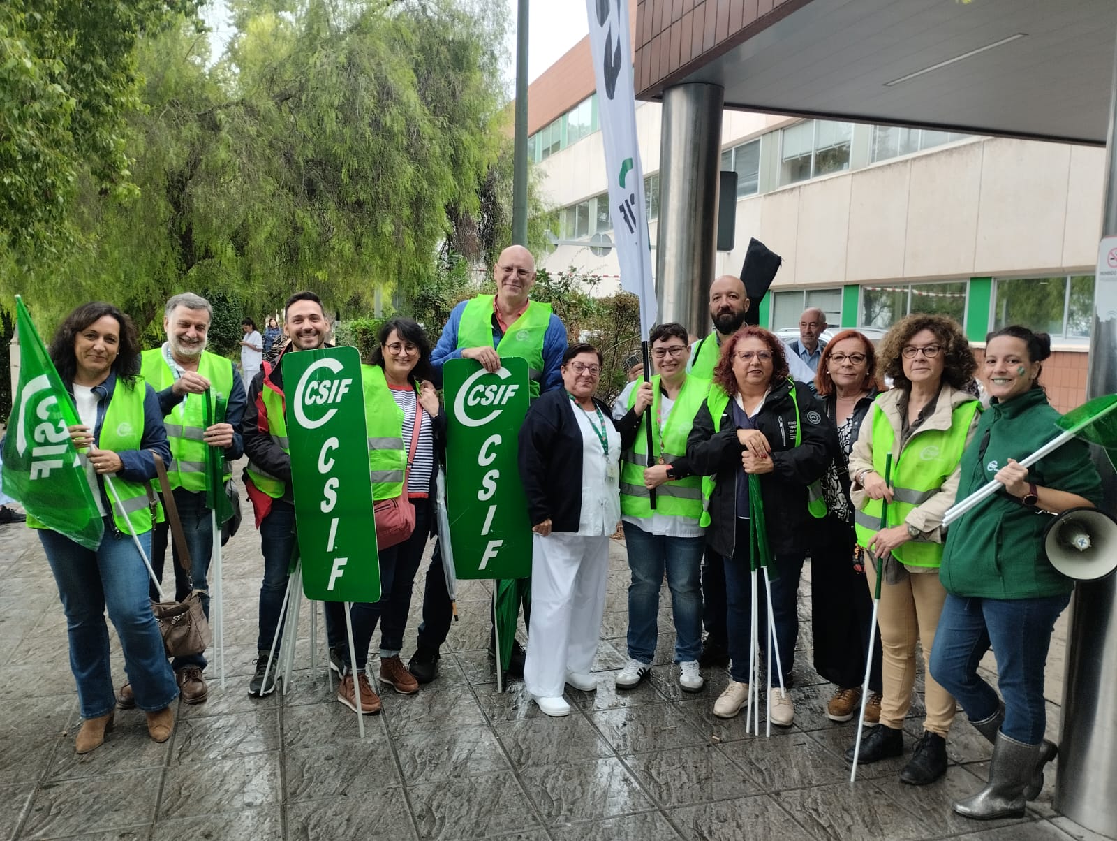 Concentración en Hospital Infanta Margarita de Cabra (Córdoba)