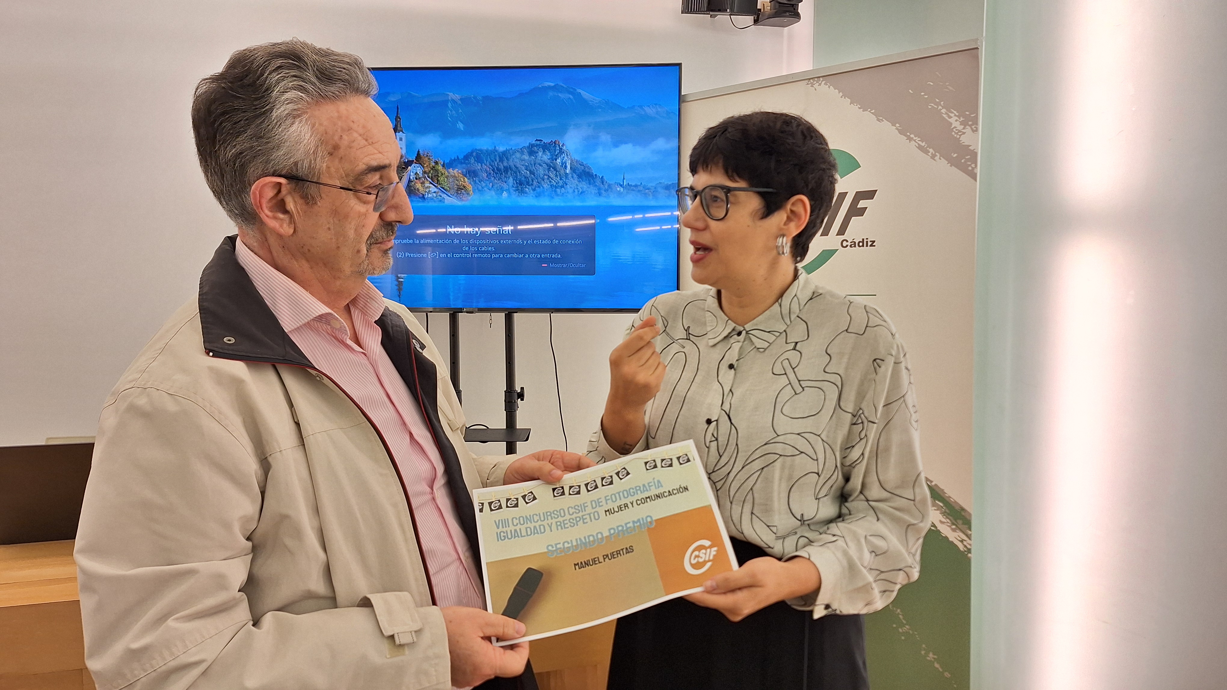2º Premio concurso fotografía Igualdad y Respeto a Manuel Puertas