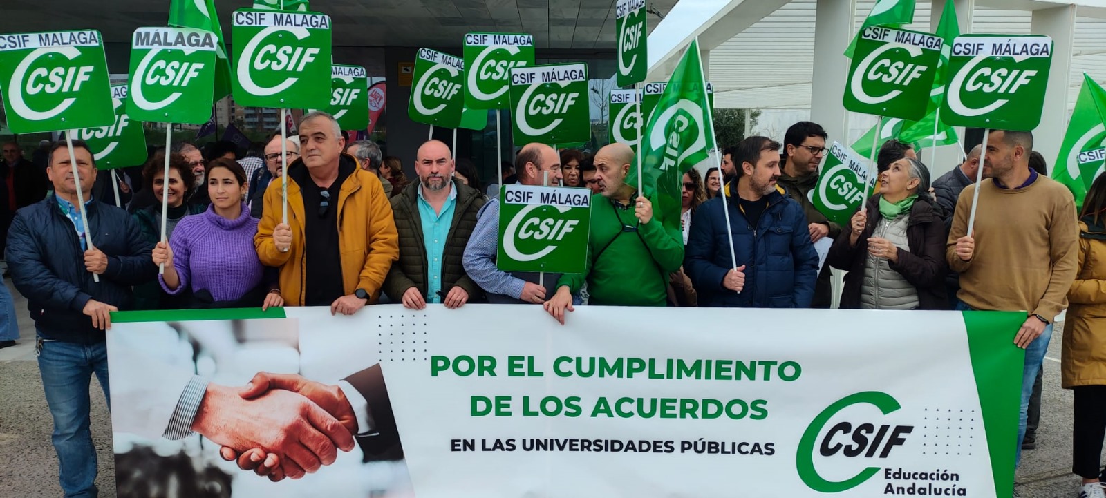 Concentración en Málaga