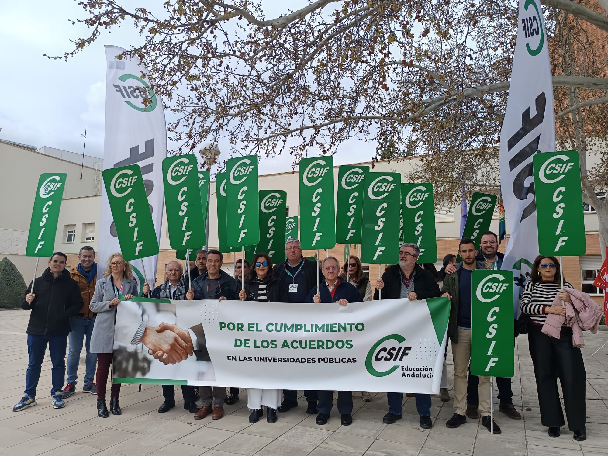 Protesta de CSIF en Jaén
