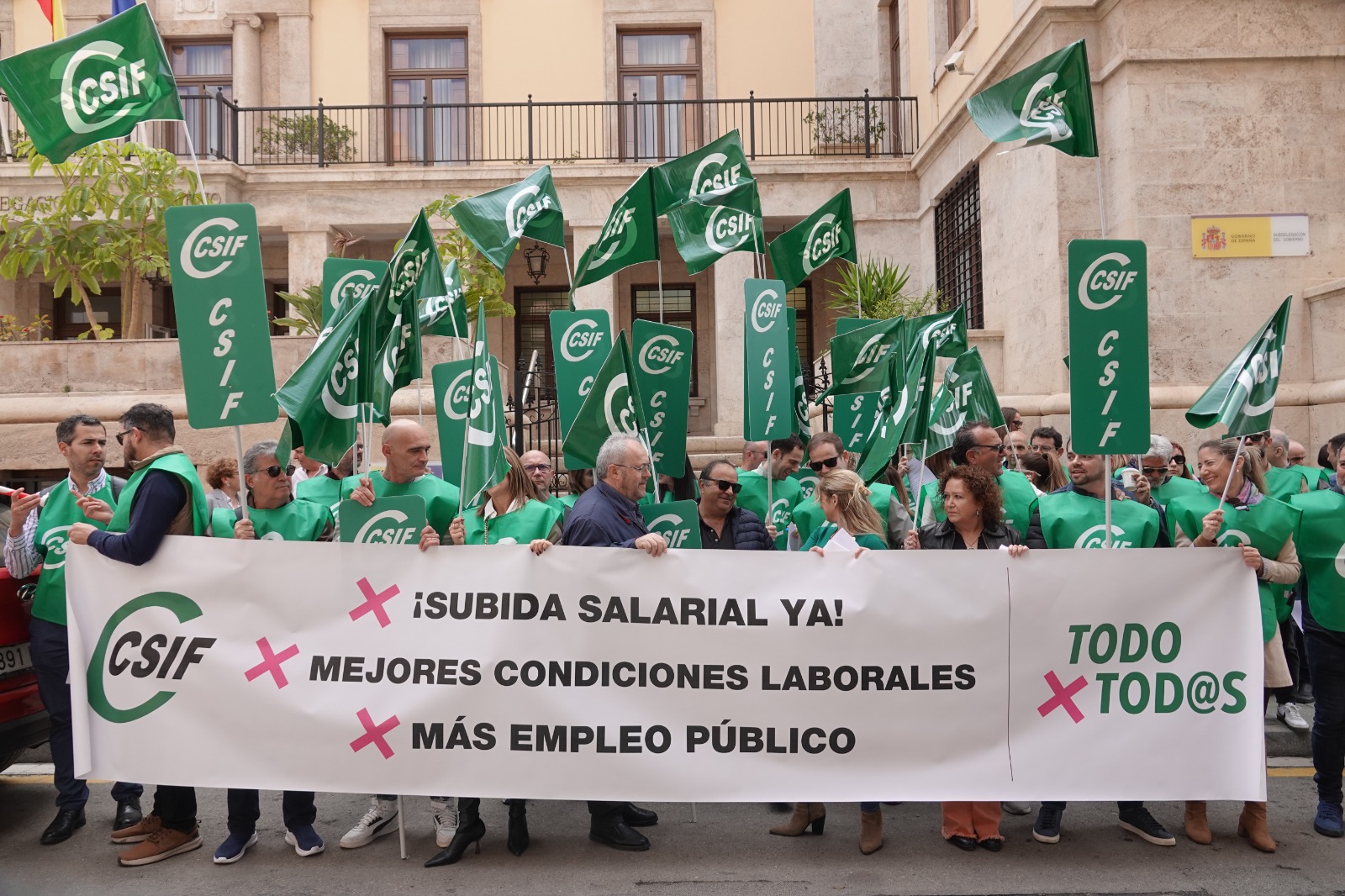Concentración de CSIF en Almería