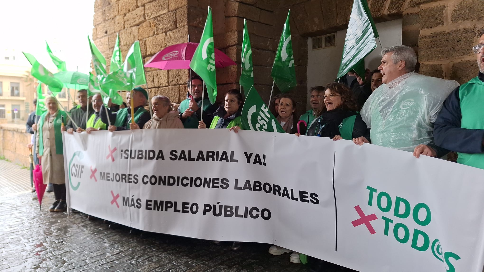 Concentración de CSIF en Cádiz