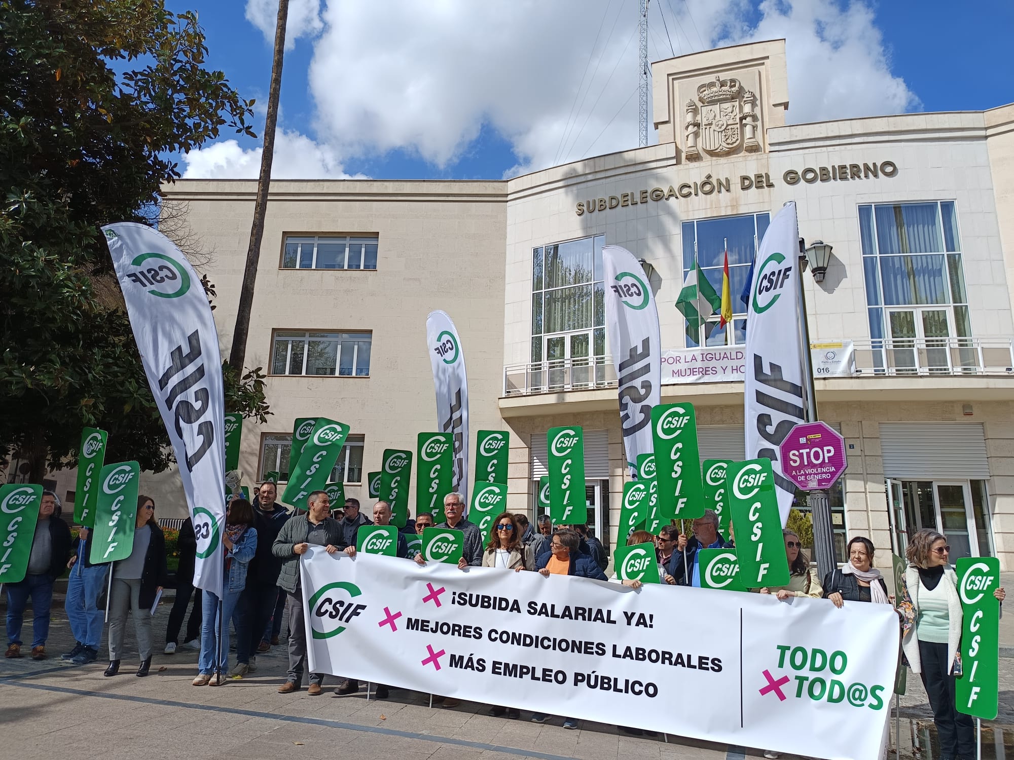 Concentración de CSIF en Jaén