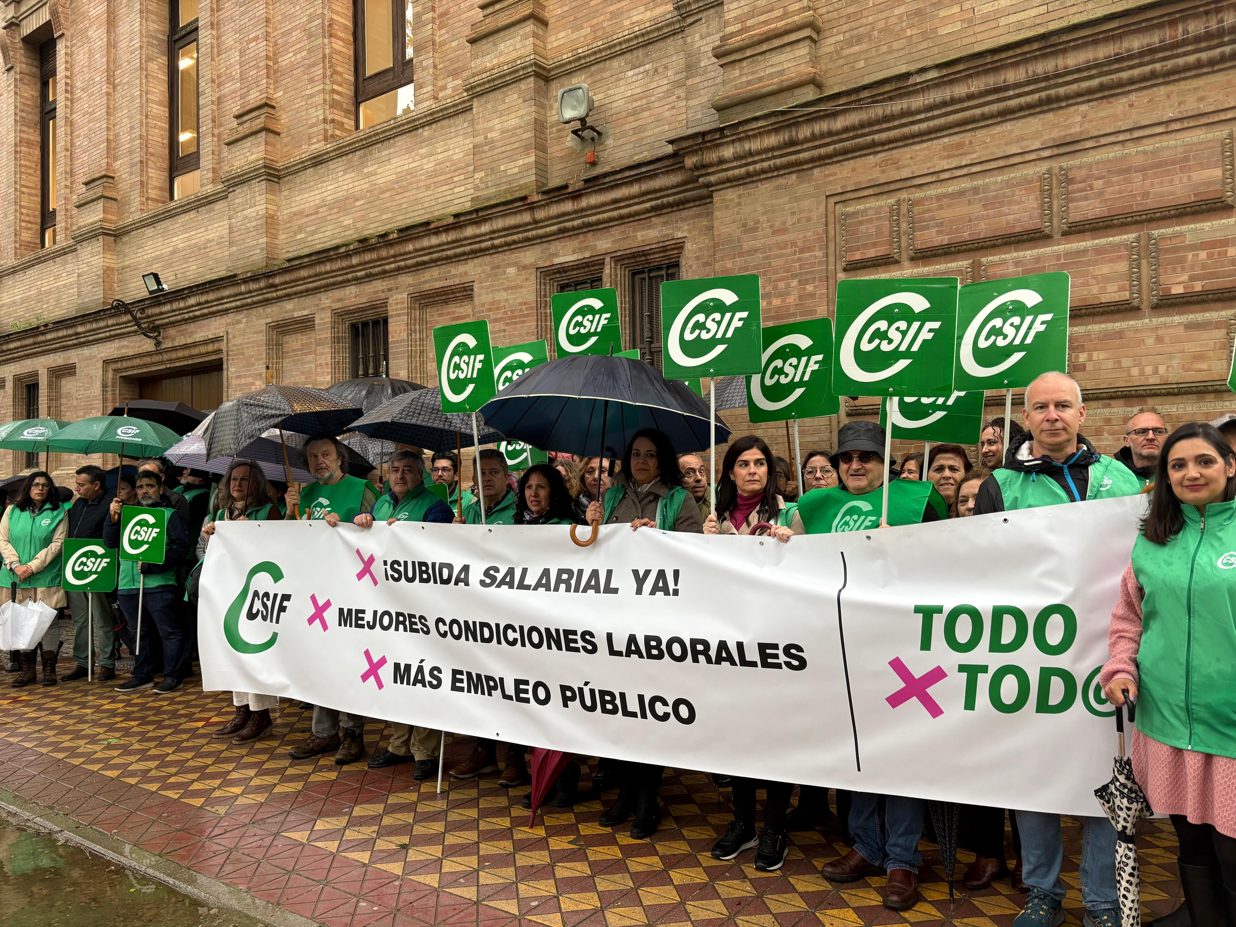 Concentración de CSIF en Almería