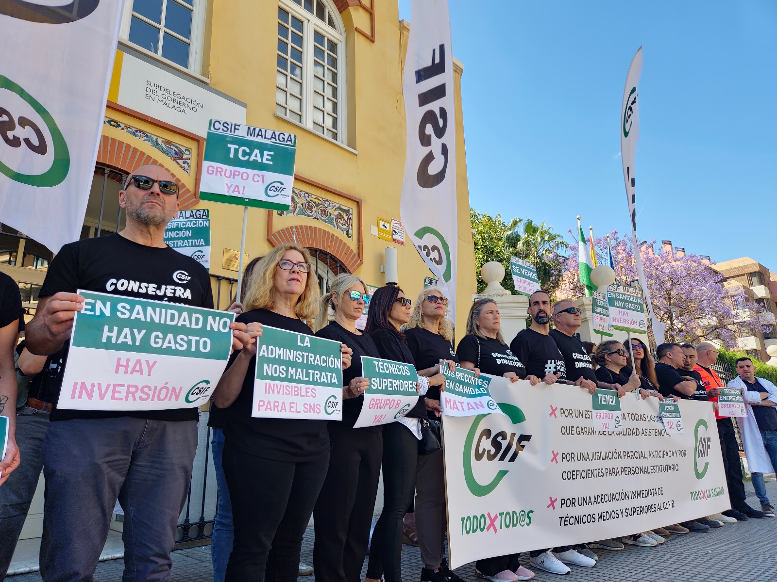 Concentración en Málaga