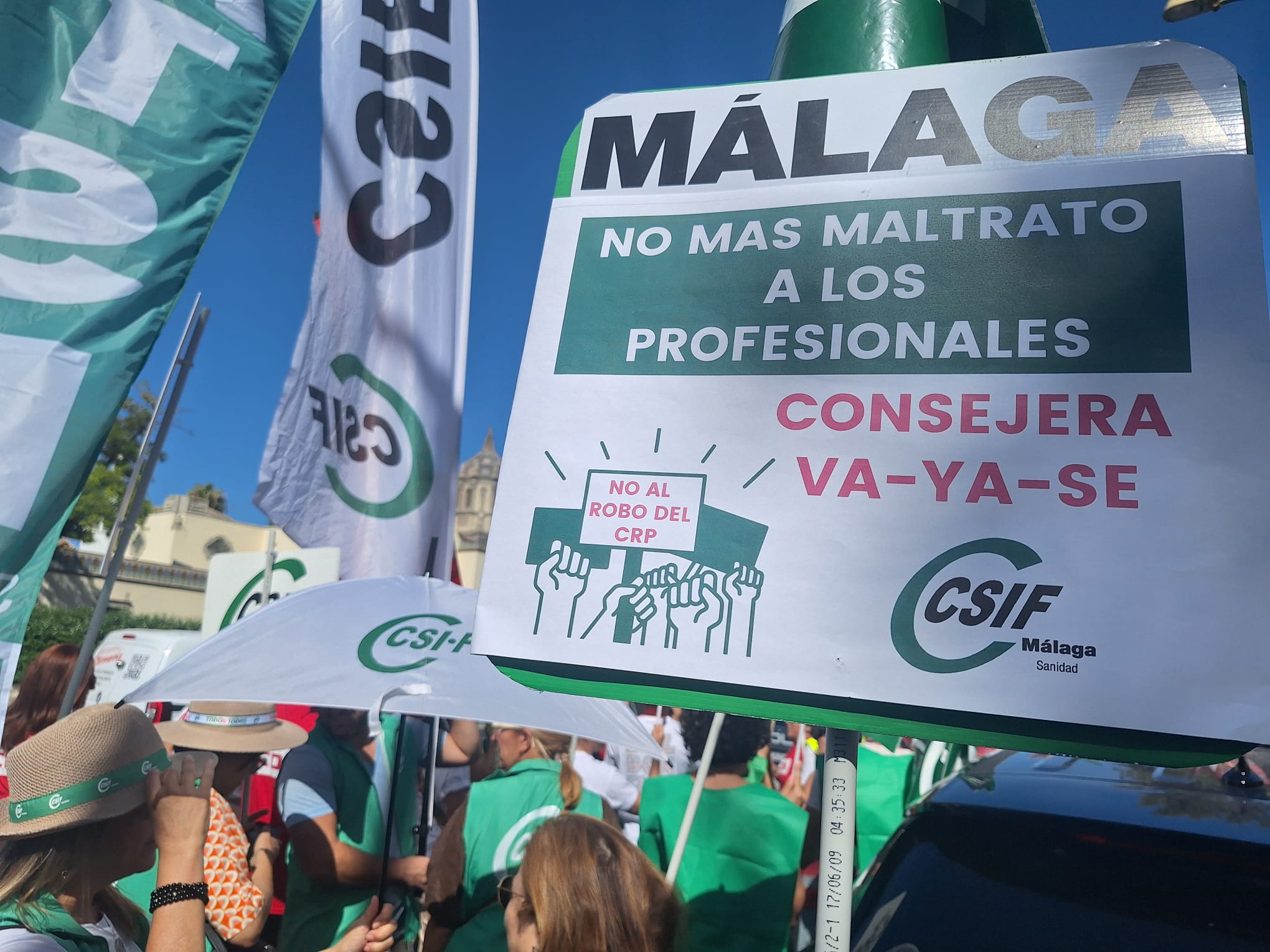 CSIF-Málaga se une a las manfiestacionnes en Sevilla