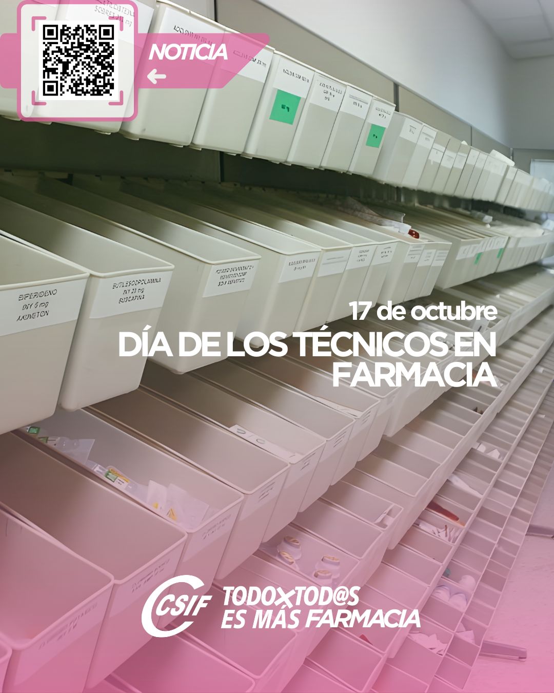 Cartel Día Técnicos en Farmacia