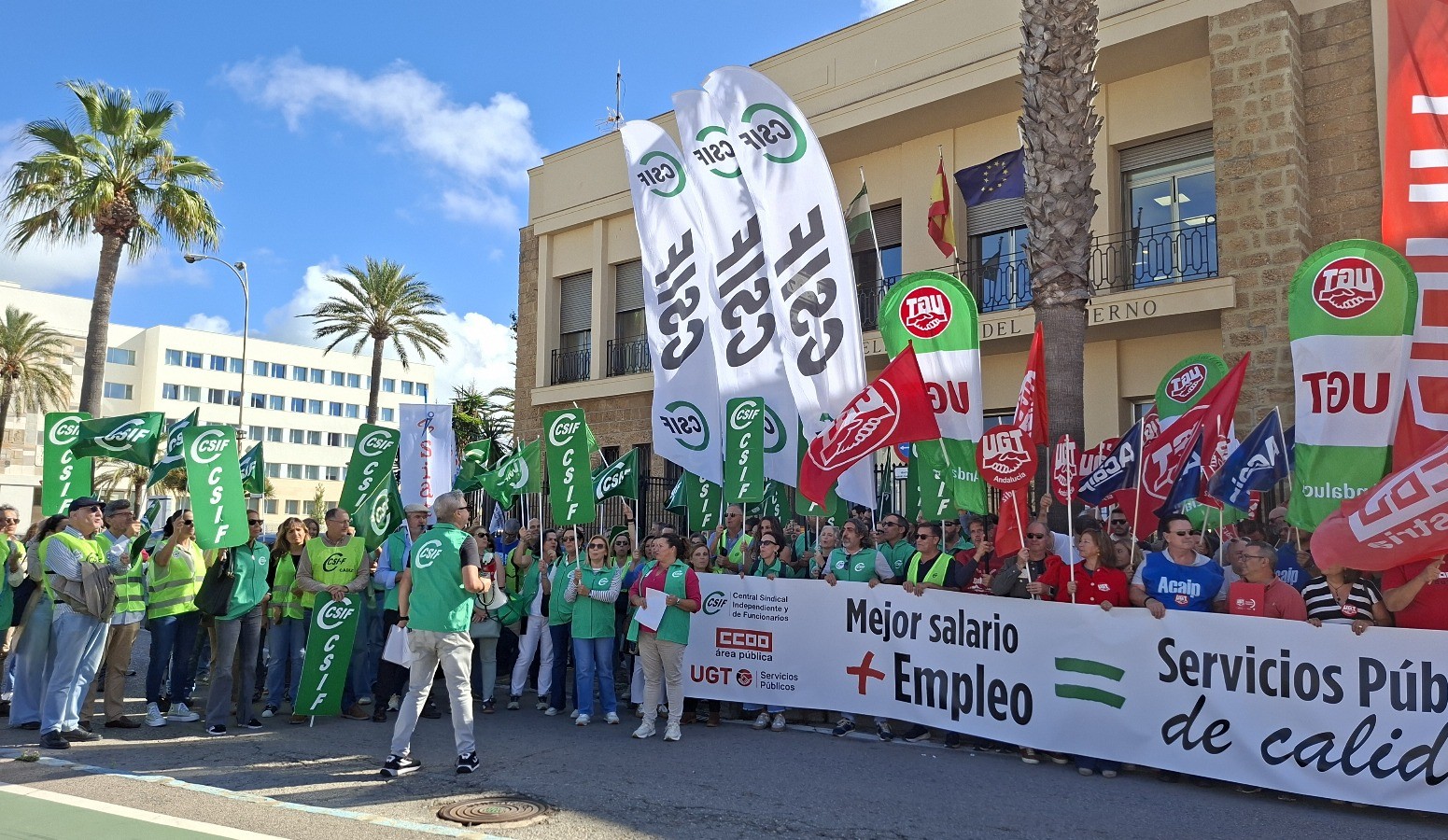 Concentración empleados públicos Cádiz 30oct25 Concentración empleados públicos Cádiz 30oct25