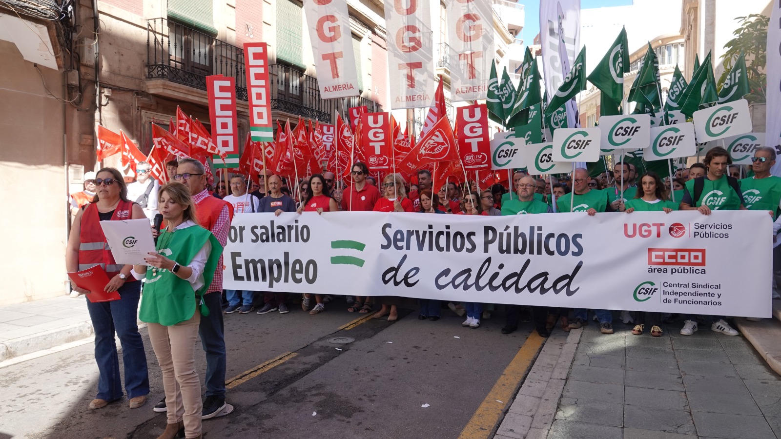 Concentración en Almería Concentración en Almería