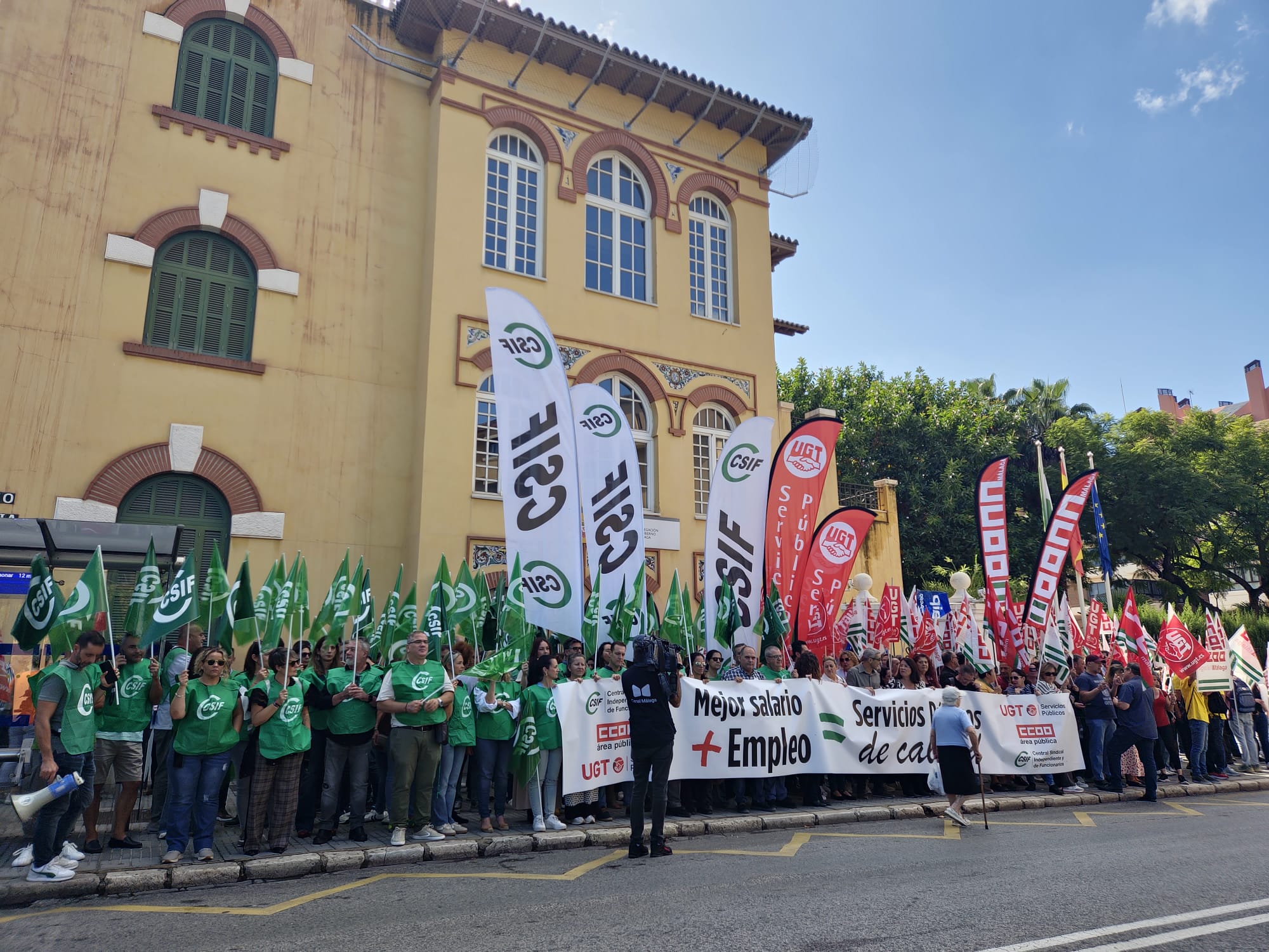 Concentración en Málaga Concentración en Málaga