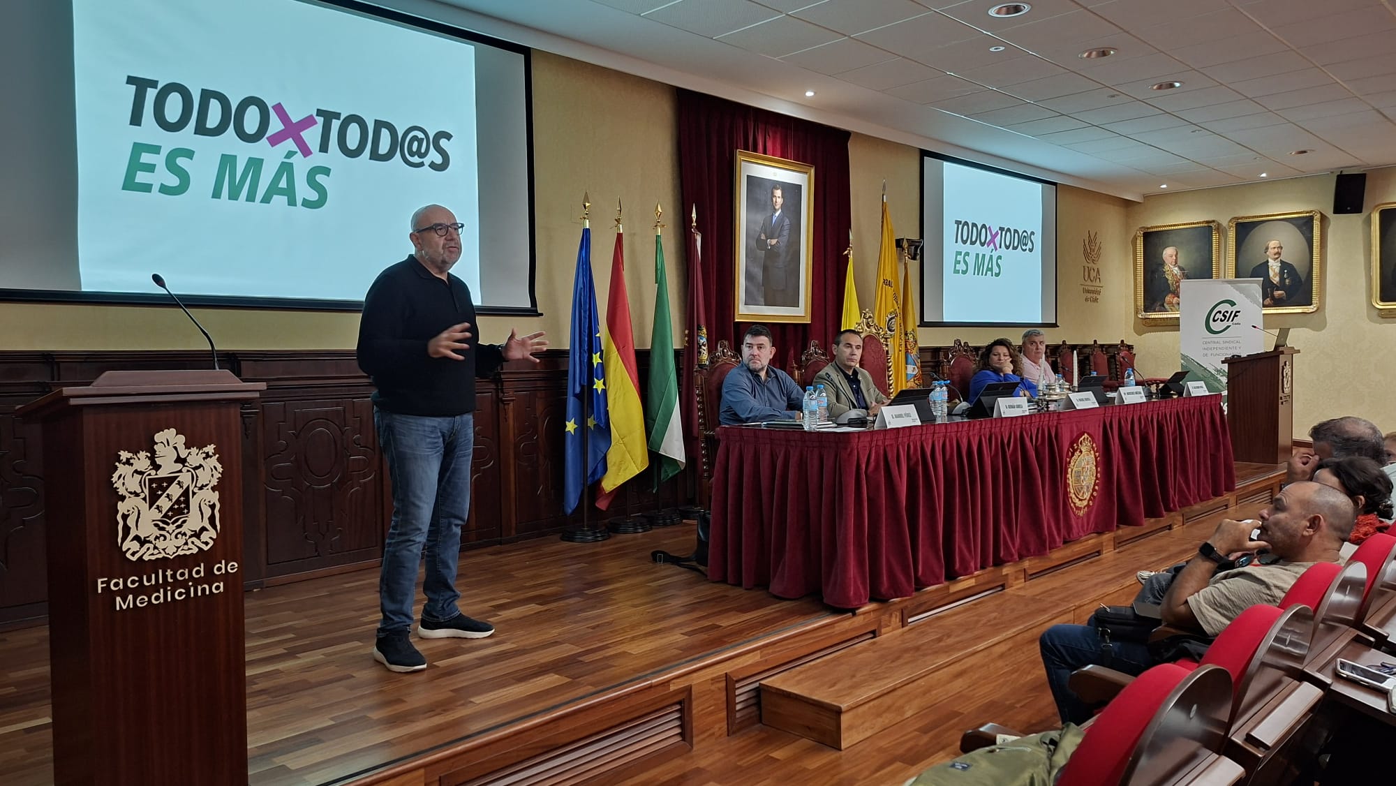 Reunión Borra y Girela con delegados de CSIF Cádiz