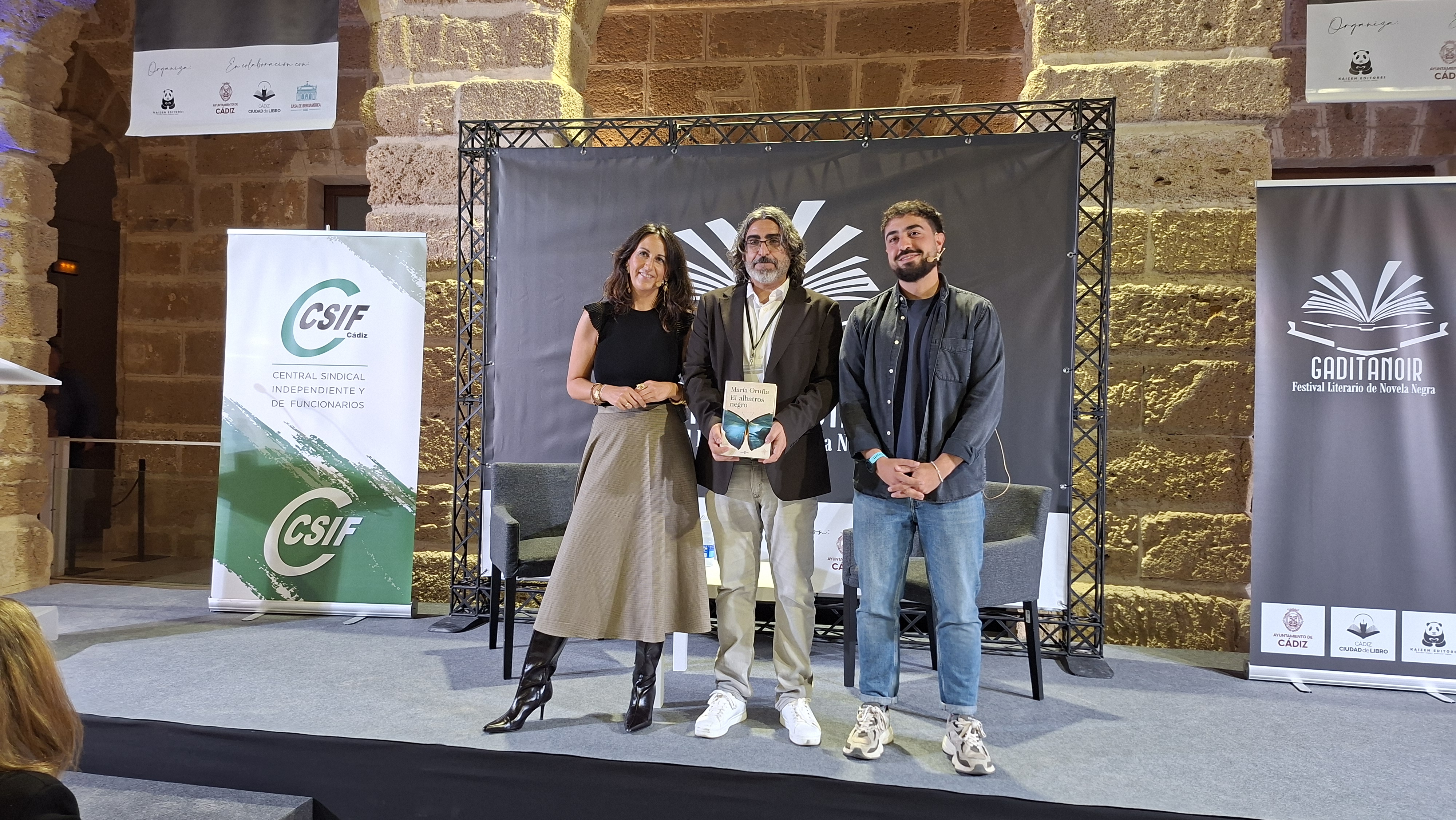 Entrevista María Oruña en Gaditanoir