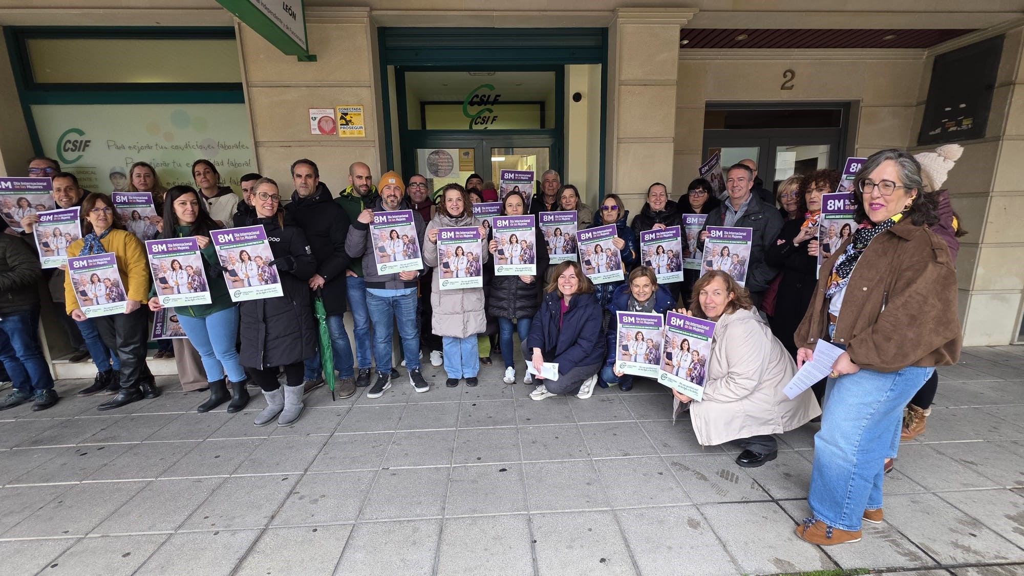 Concentración 8M Sede León 1