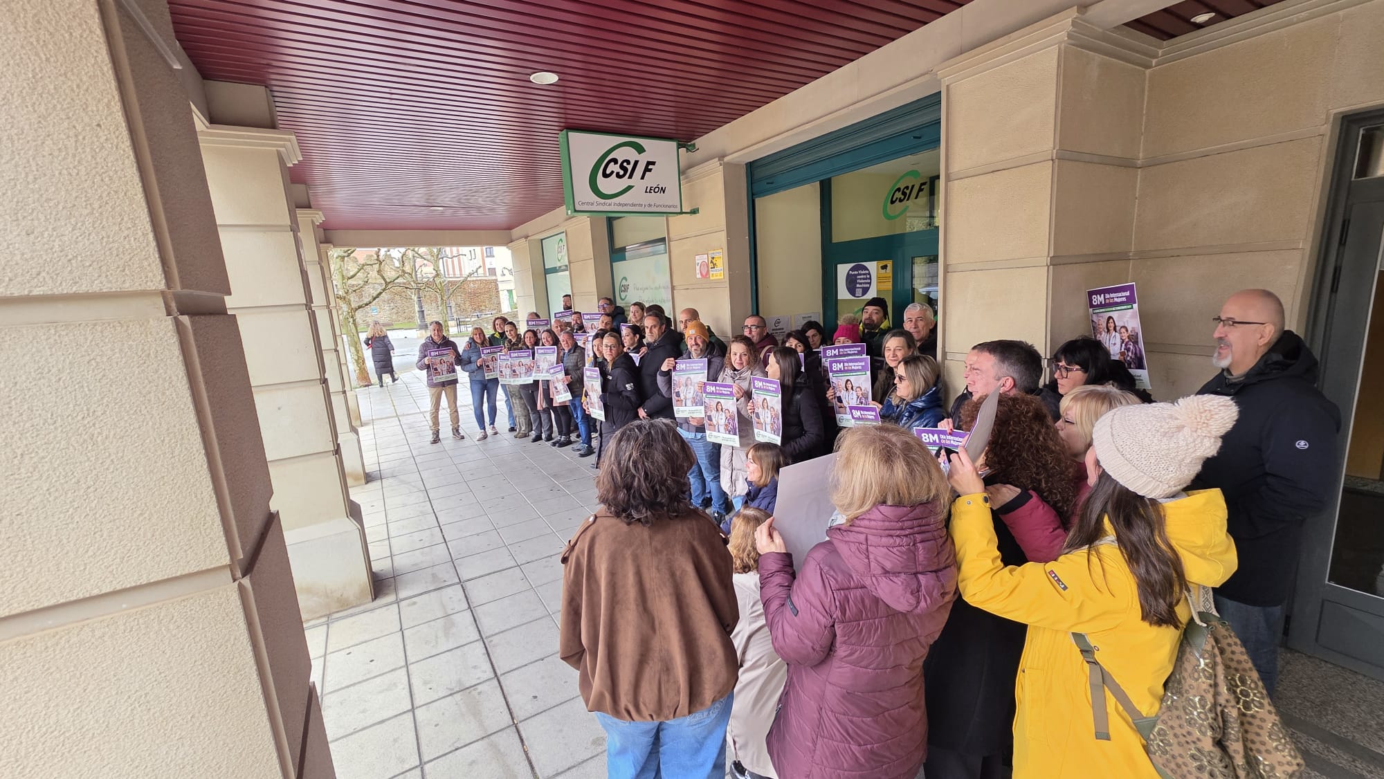 Concentración 8M Sede León 2