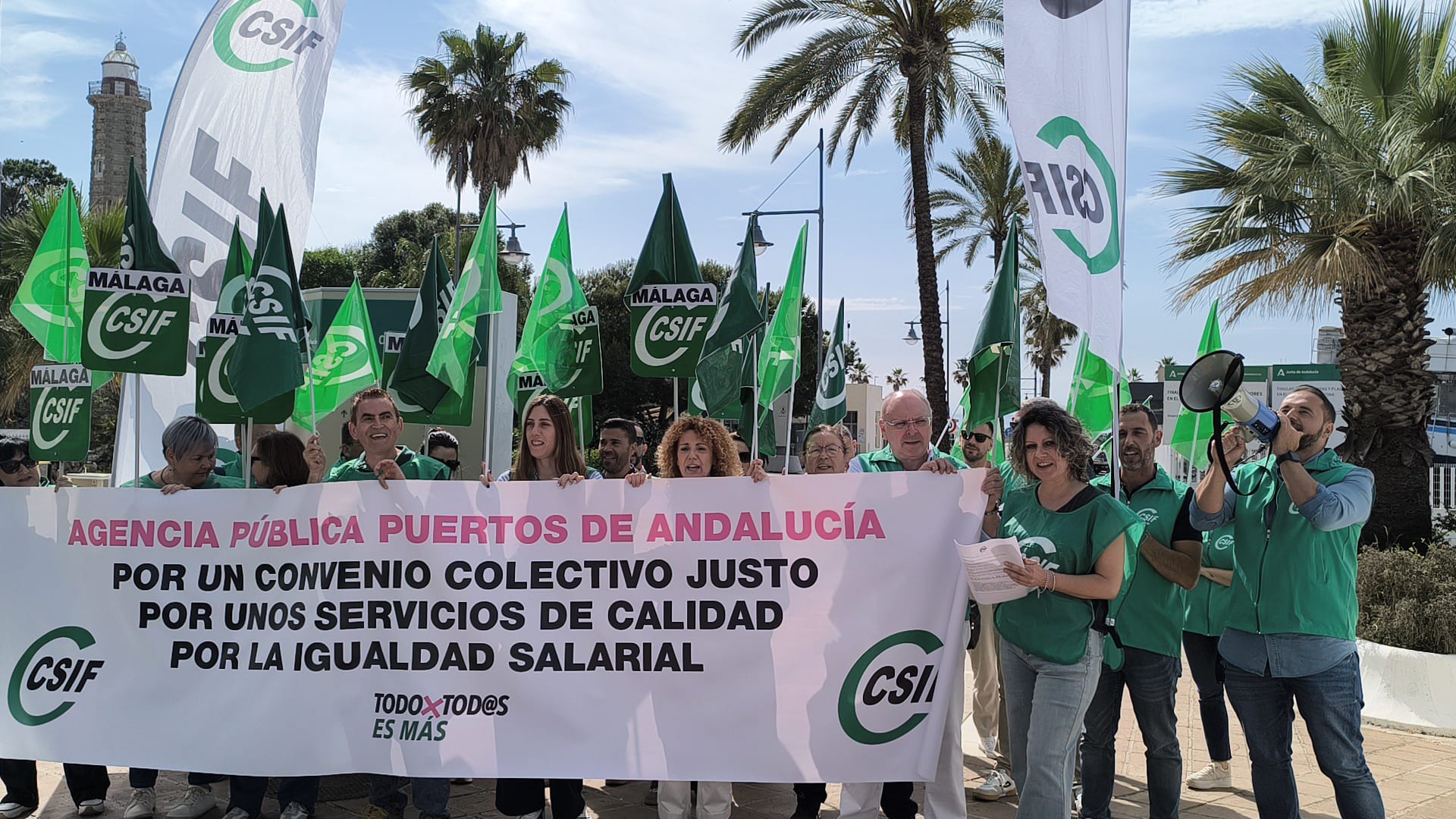 CSIF protesta Puerto Estepona