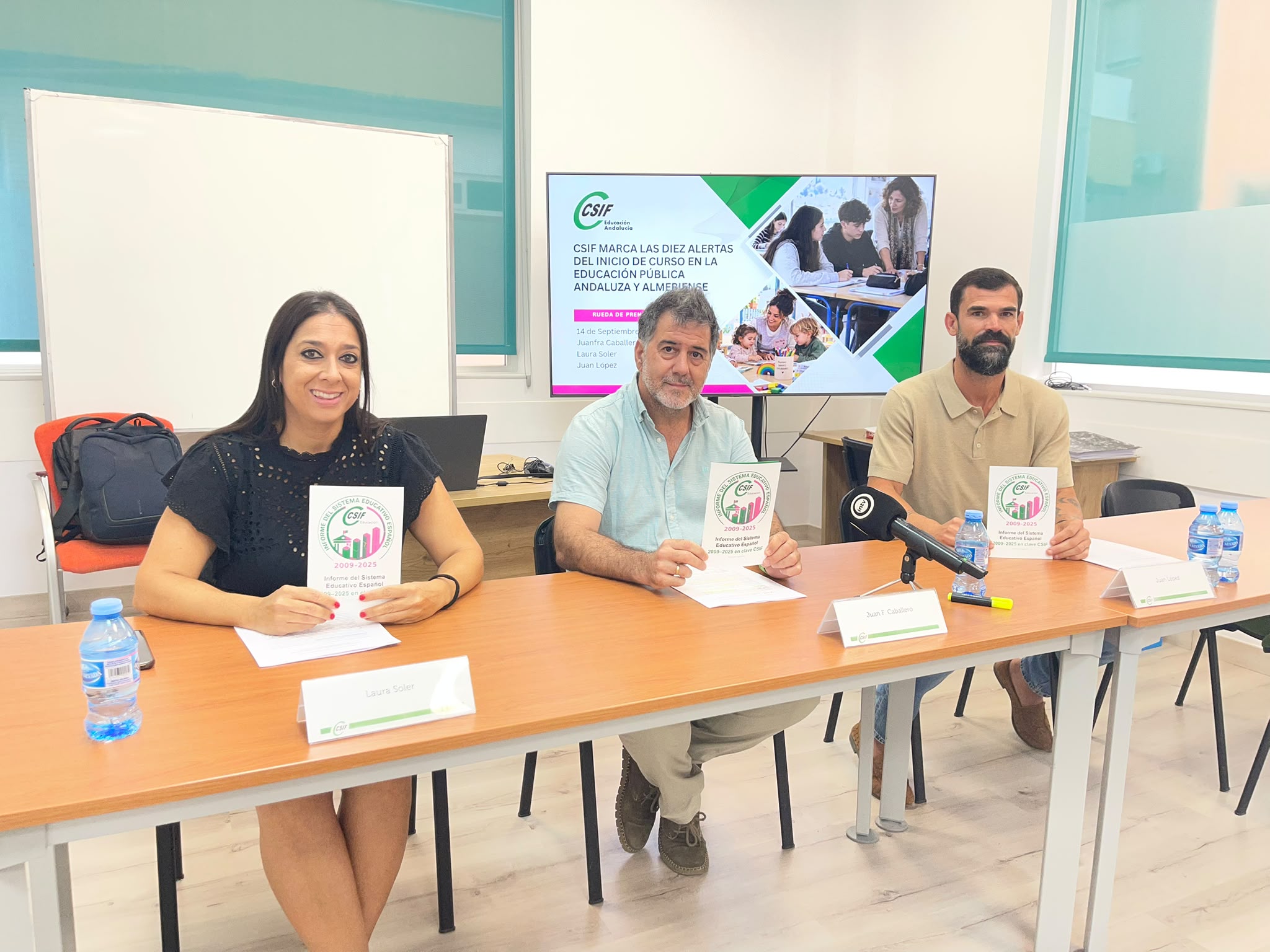 Rueda de prensa de CSIF Educación Almería