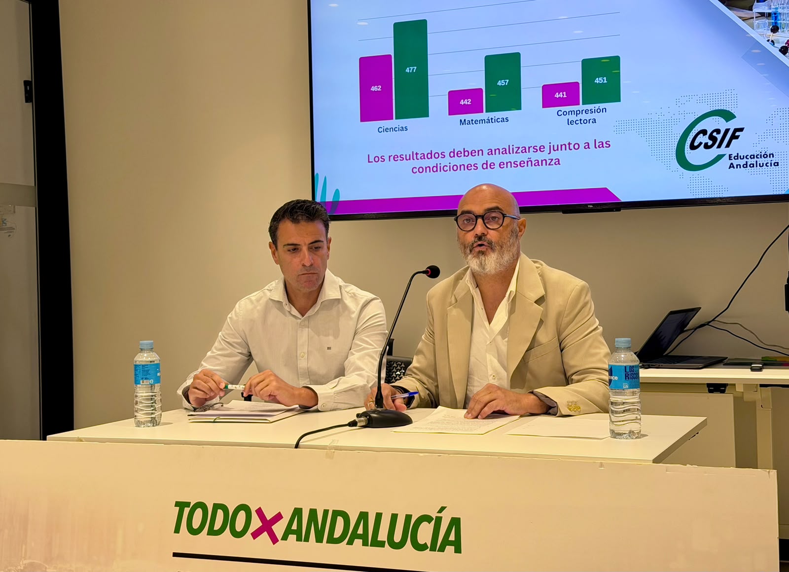 Rueda de prensa de CSIF Educación Andalucía