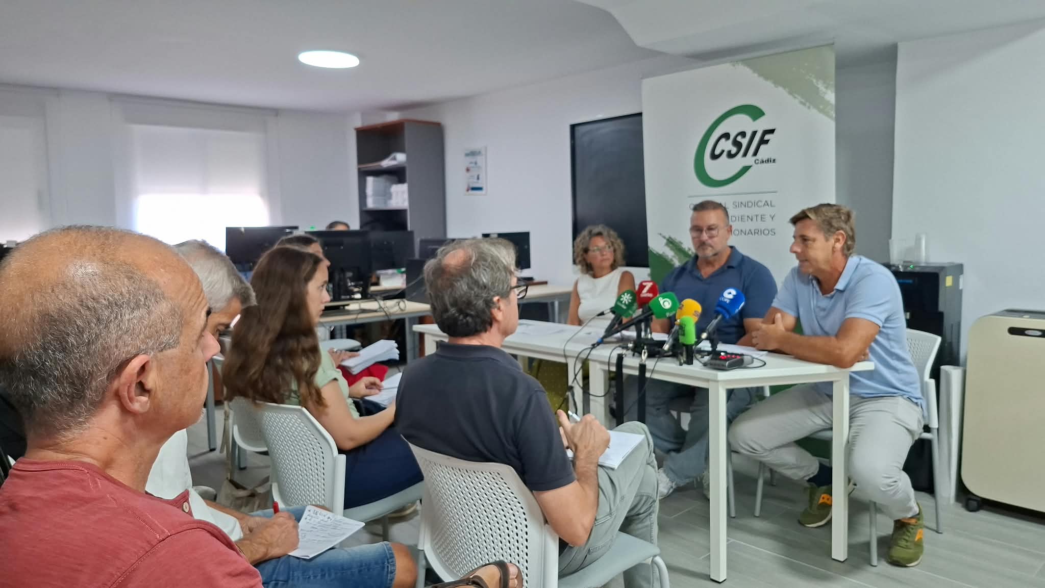Rueda de prensa de CSIF Educación Cádiz