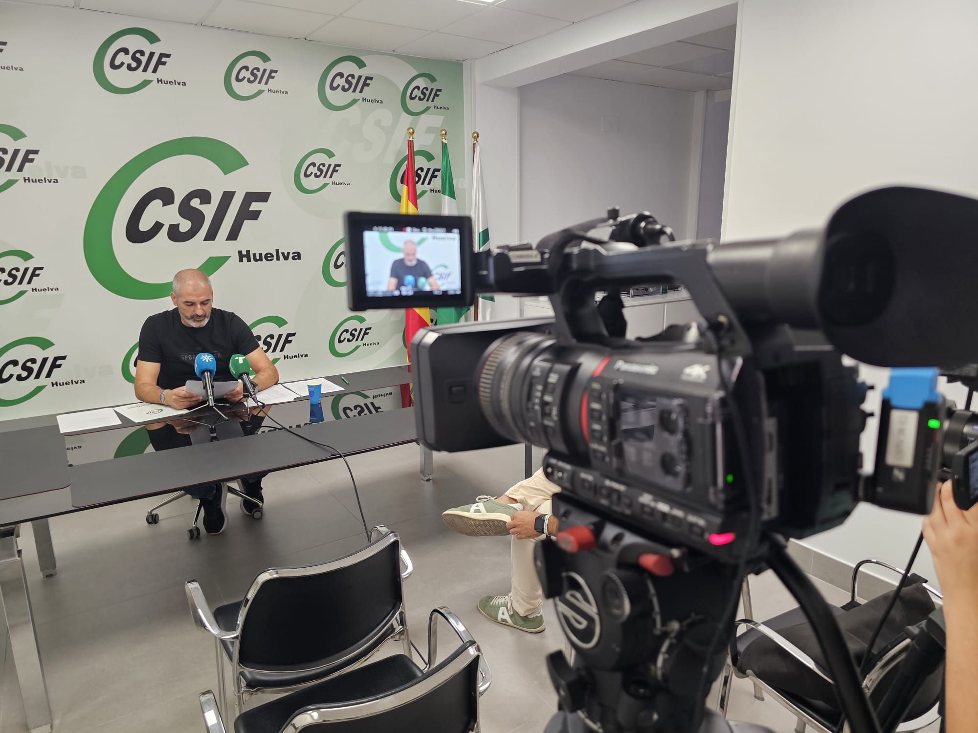 Rueda de prensa de CSIF Educación Huelva
