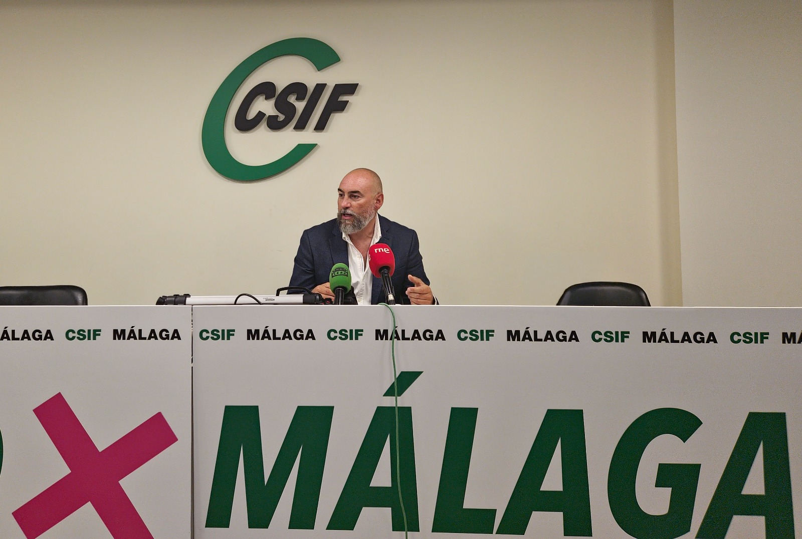 Rueda de prensa de CSIF Educación Málaga