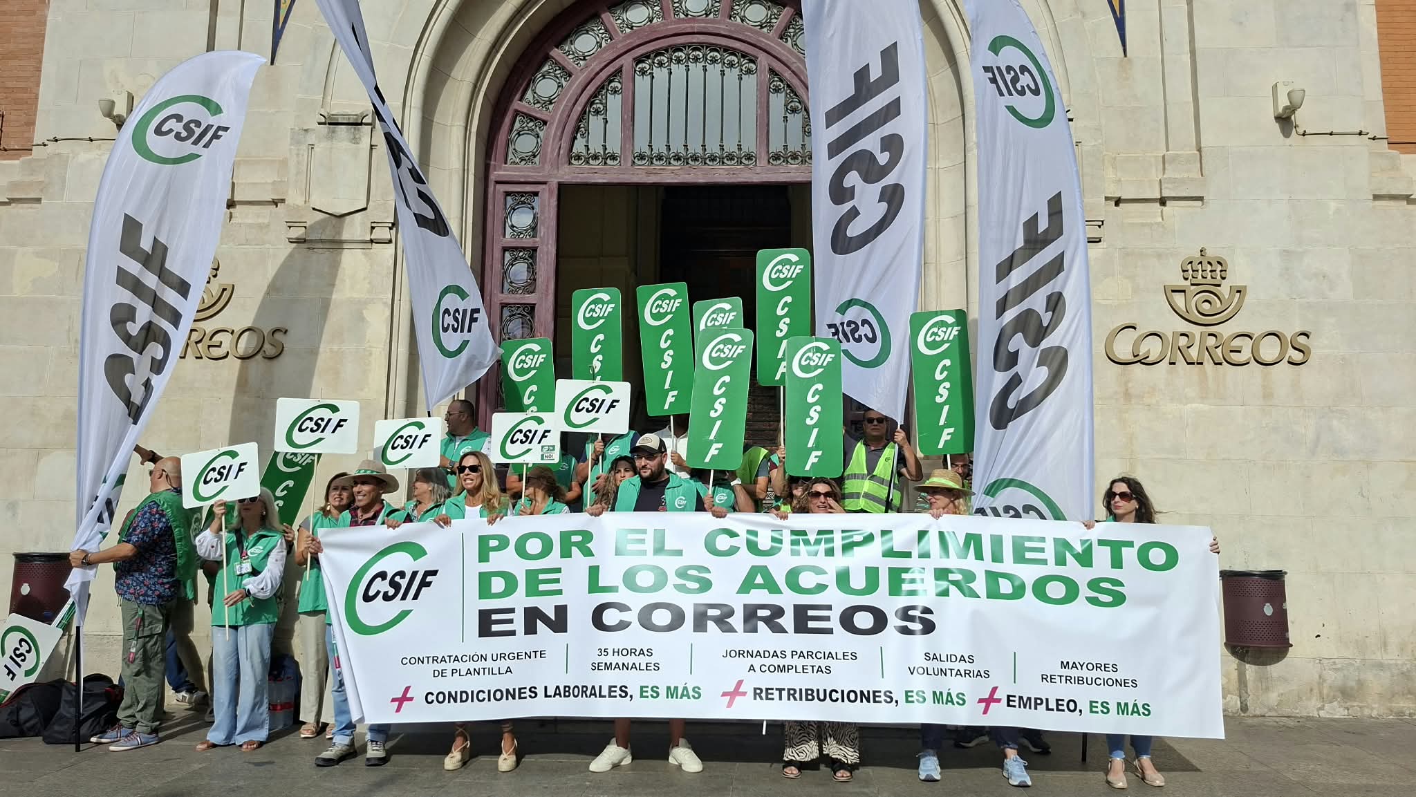 Concentración de CSIF en Cádiz