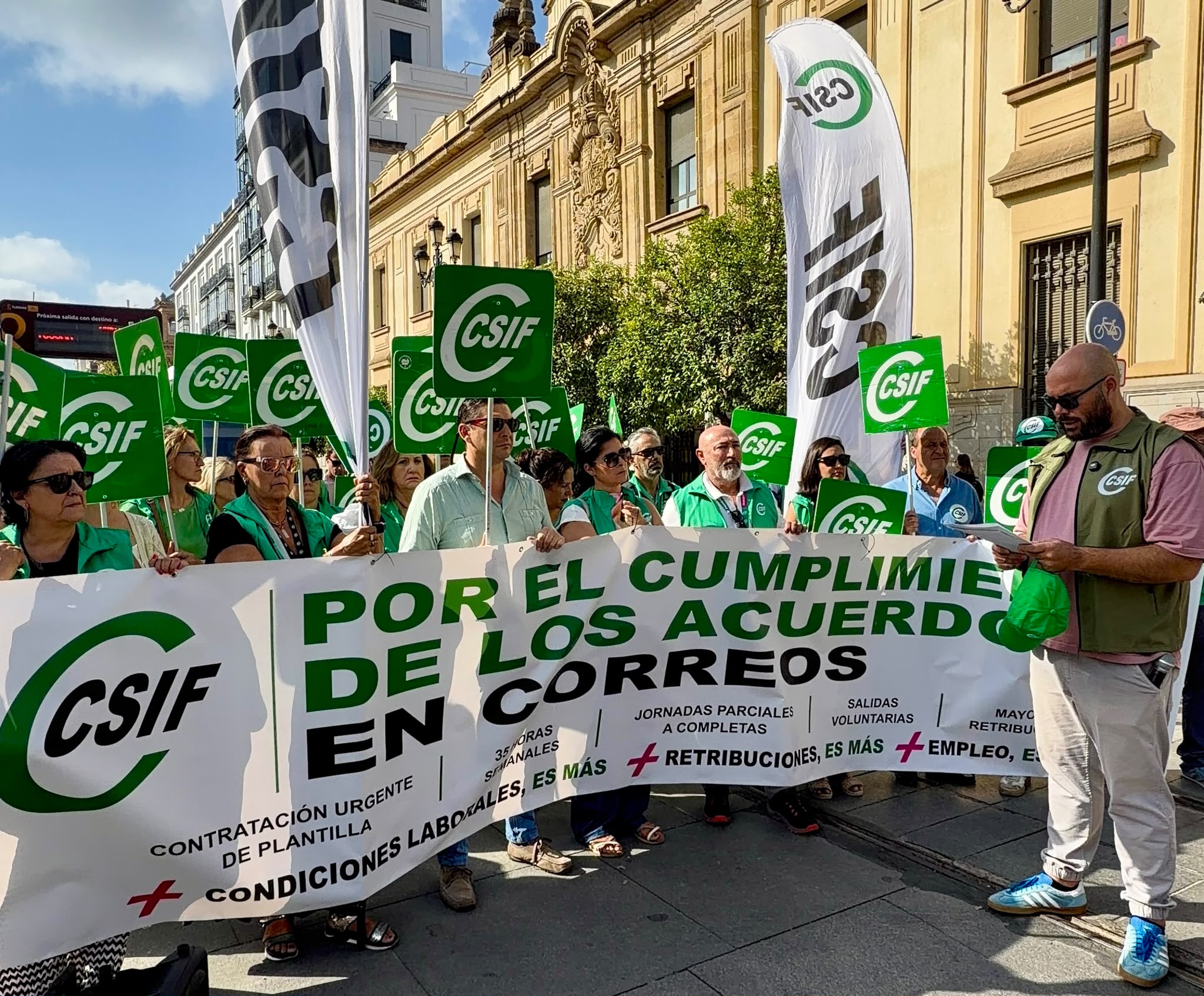 Concentración de CSIF en Sevilla