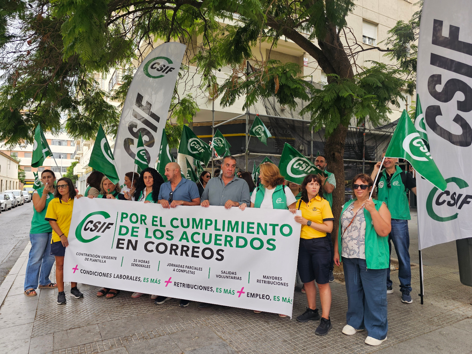 Concentración de CSIF en Huelva