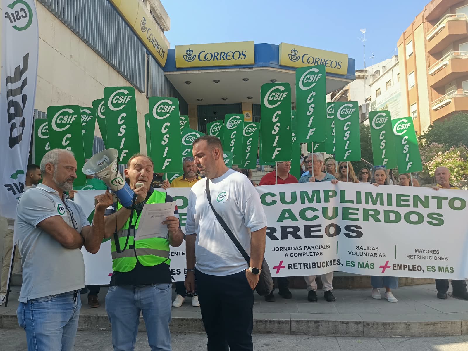 Concentración de CSIF en Jaén