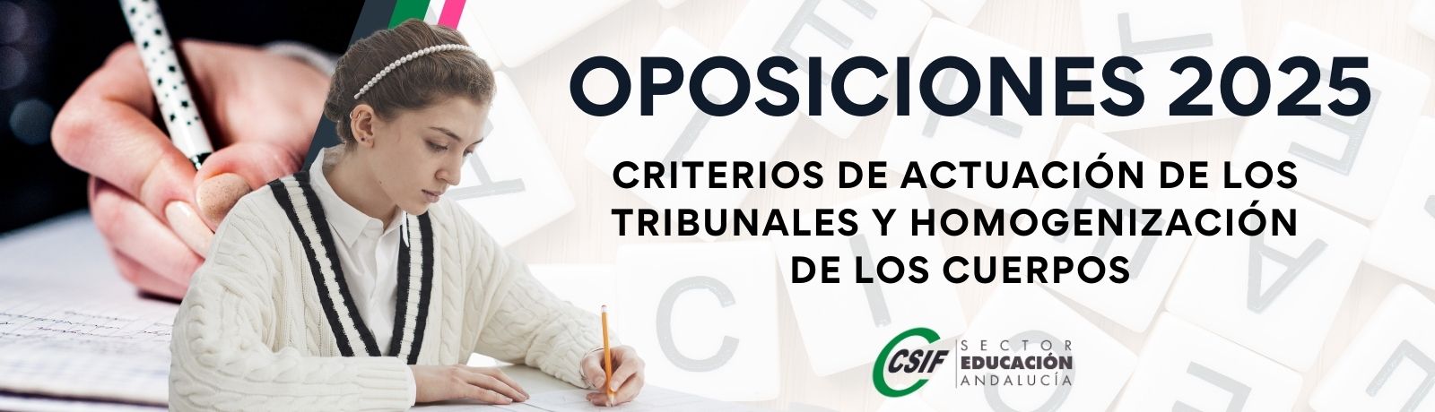 Oposiciones 2025 Tribunales