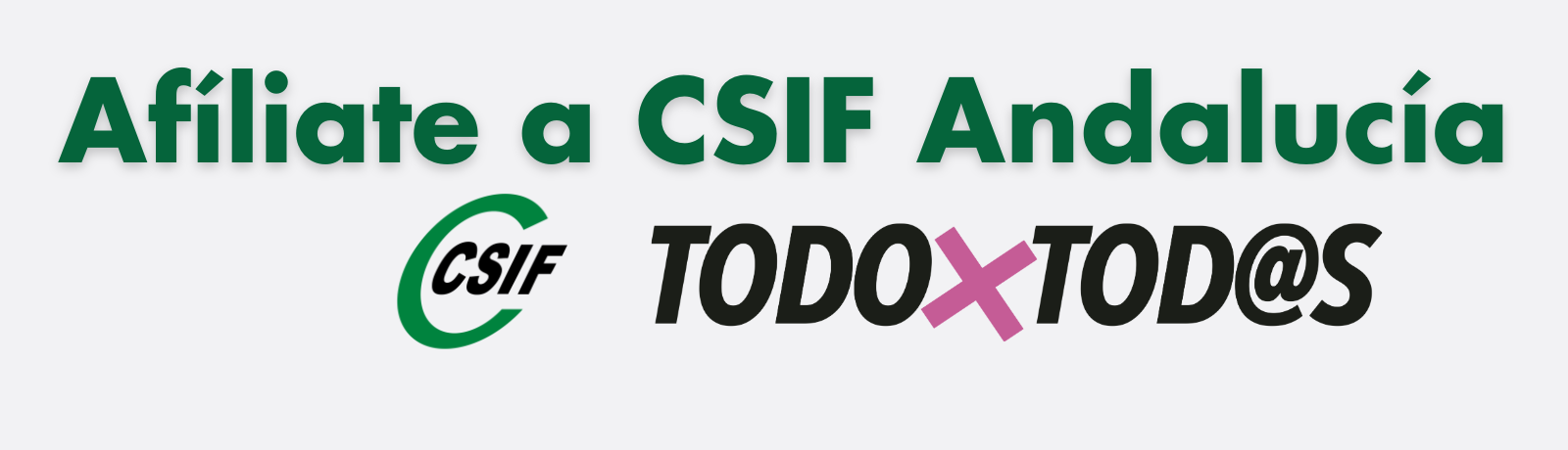 Banner de afiliación a CSIF Andalucía