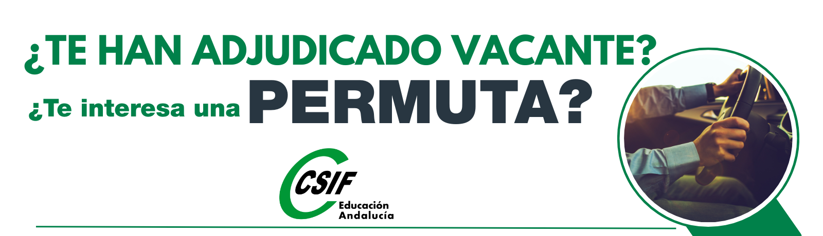¿Te han adjudicado vacante? ¿Te interesa una permuta?
