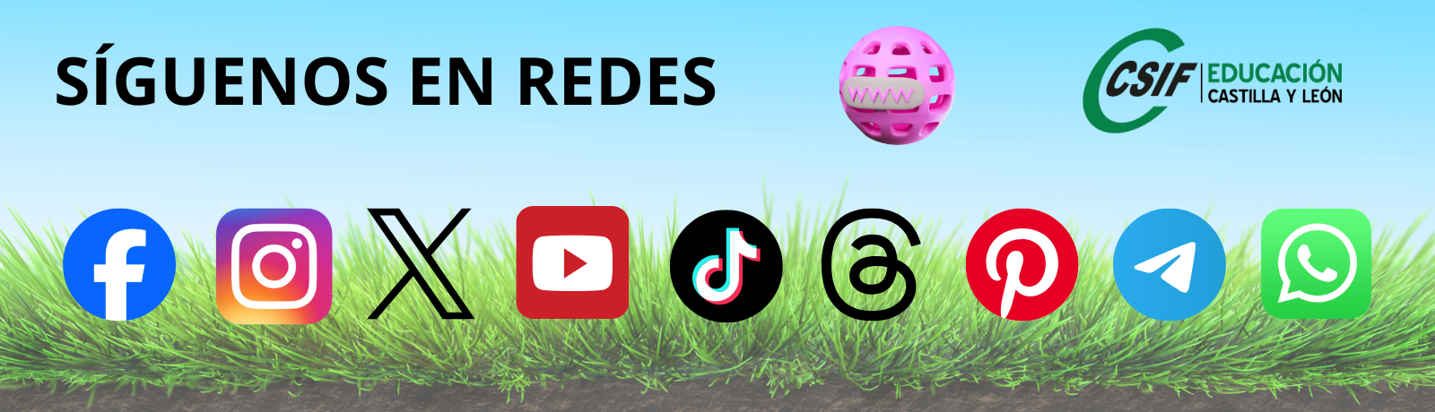 Síguenos en redes CSIF Educación Castilla y León
