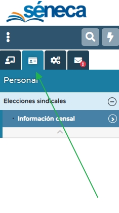 Consulta del censo electoral en Séneca